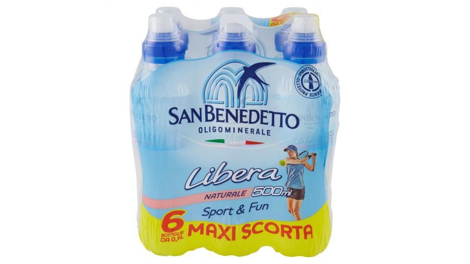 Acqua Minerale San Benedetto Benedicta Libera Pull&Push naturale 6 x