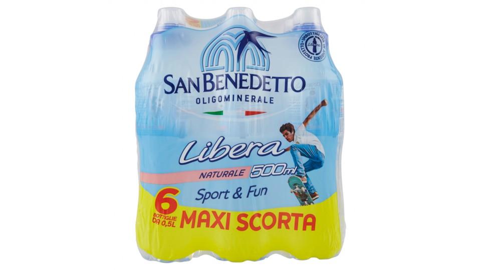 Acqua Minerale San Benedetto Benedicta Libera Pull&Push naturale 6 x