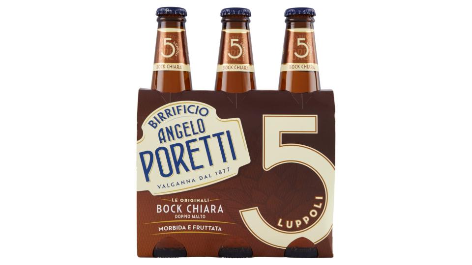 Birrificio Angelo Poretti Le Originali 5 Luppoli Bock Chiara Doppio Malto