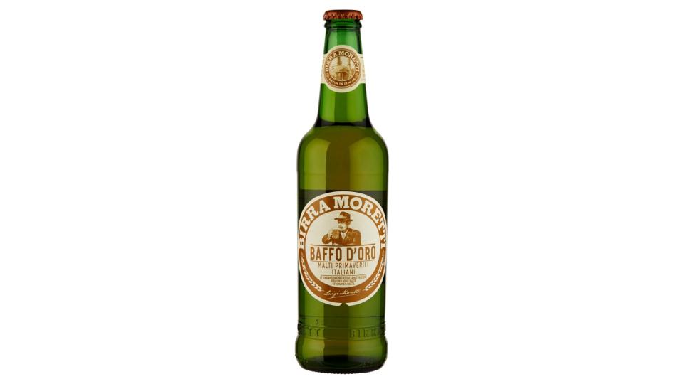 Birra Moretti Baffo d'Oro