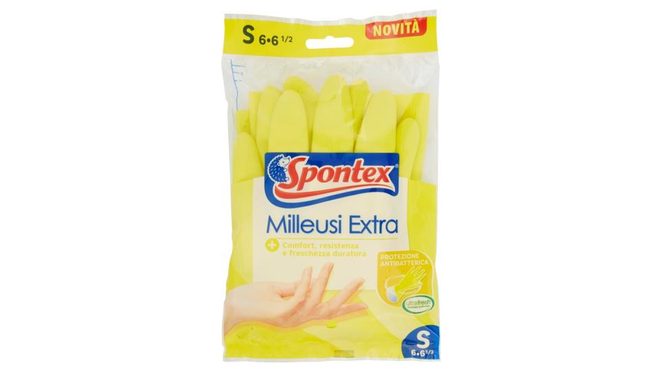 Spontex Guanti Casalinghi Milleusi Extra Taglia S