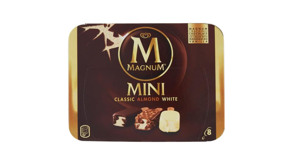 Magnum Mini Classico Mandorla Bianco 8 gelati