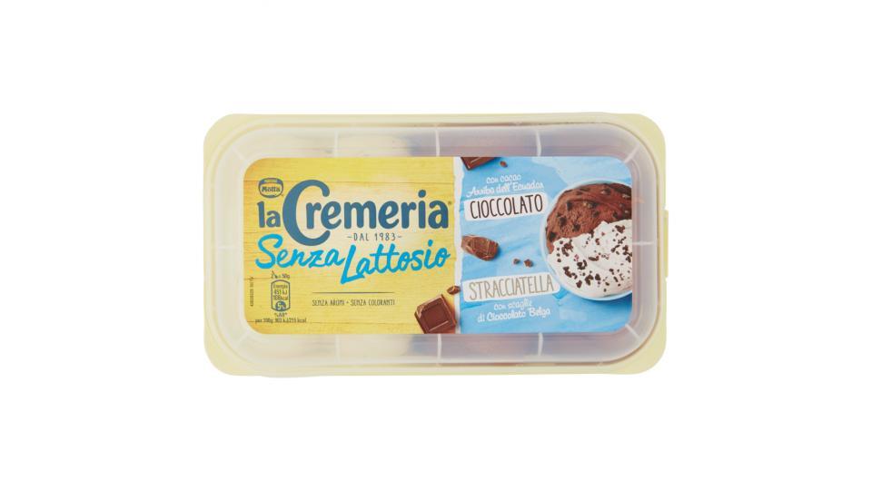 MOTTA LA CREMERIA SENZA LATTOSIO Cioccolato e Stracciatella Gelato Delattosato Vaschetta