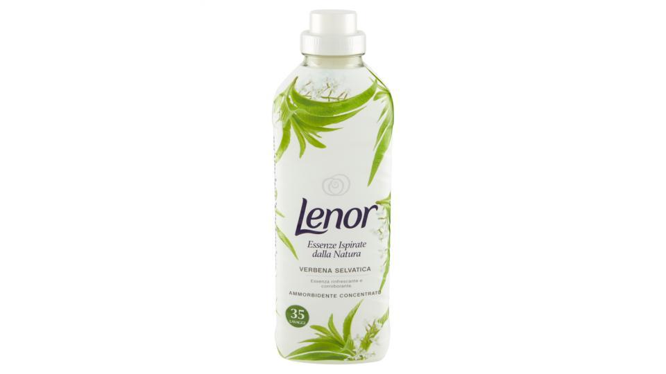 Lenor Ammorbidente Concentrato, Essenze Ispirate dalla Natura, Verbena Selvatica 35 Lavaggi