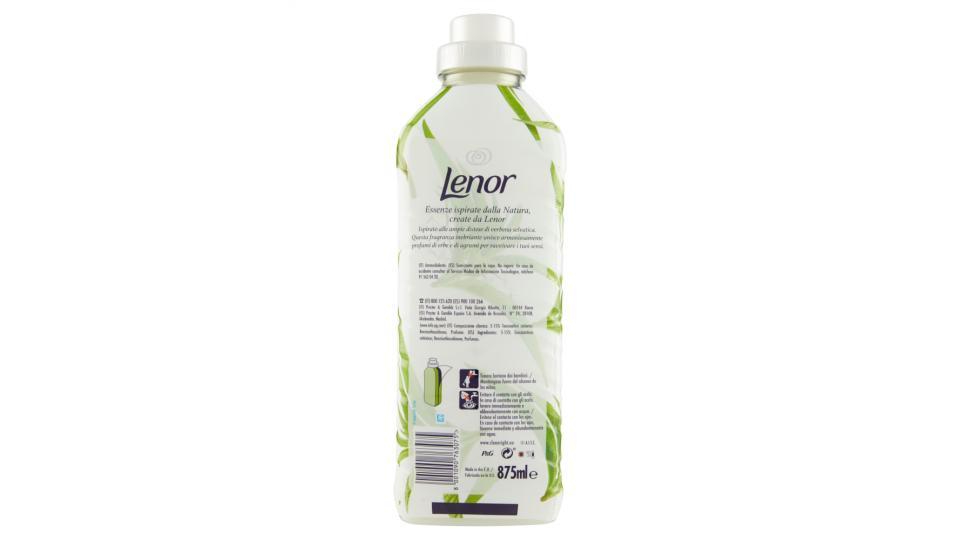 Lenor Ammorbidente Concentrato, Essenze Ispirate dalla Natura, Verbena Selvatica 35 Lavaggi