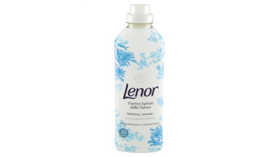 Lenor Ammorbidente Concentrato, Essenze Ispirate dalla Natura, Minerali Marini 35 Lavaggi