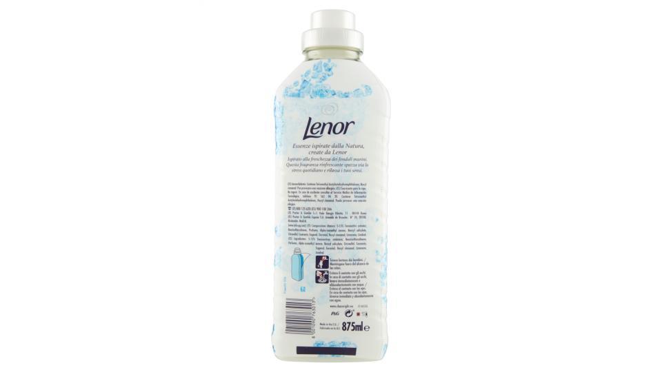 Lenor Ammorbidente Concentrato, Essenze Ispirate dalla Natura, Minerali Marini 35 Lavaggi