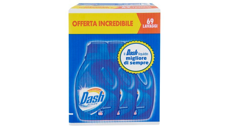 Dash Detersivo Liquido Lavatrice Classico, Offerta Incredibile 69 Lavaggi