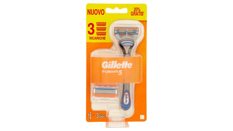 Gillette Fusion5 Start Manico + Lame per Rasoio da Uomo