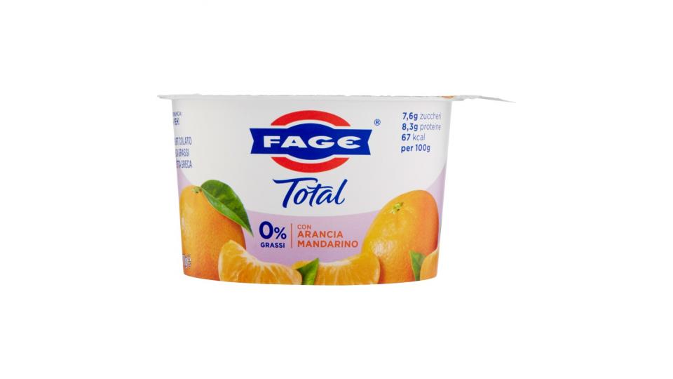 Fage Total 0% con Arancia Mandarino