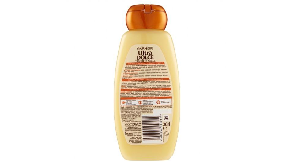 Garnier Ultra Dolce Shampoo Tesori di Miele, con Pappa Reale e Miele Propoli. Senza parabeni