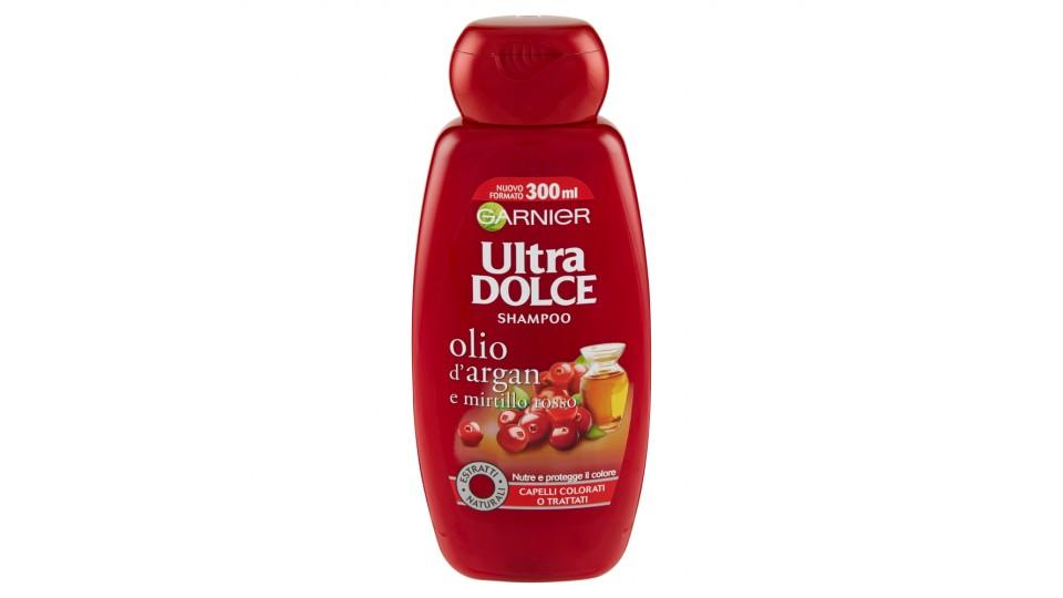 Garnier Ultra Dolce Shampoo all'Olio di Argan e Mirtillo Rosso per capelli colorati