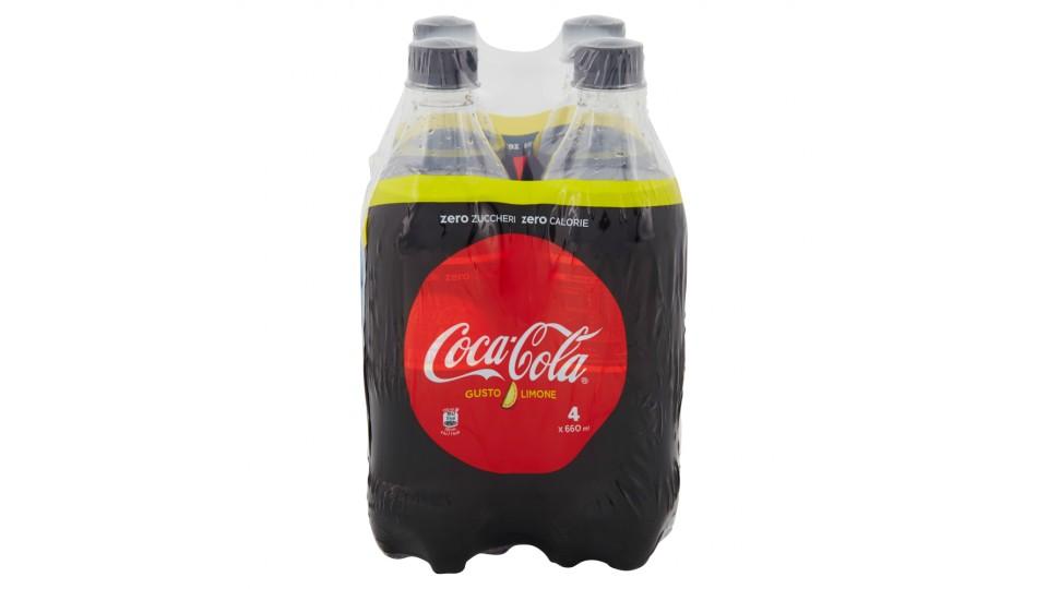Coca-cola Lemon Zero bottiglia di plastica da 660ml confezione da