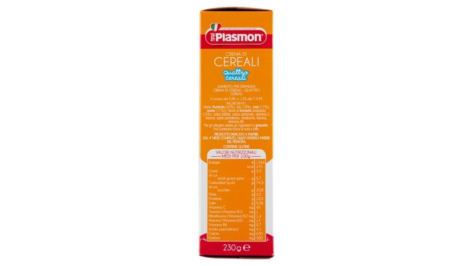 Plasmon Crema di Cereali 4 Cereali