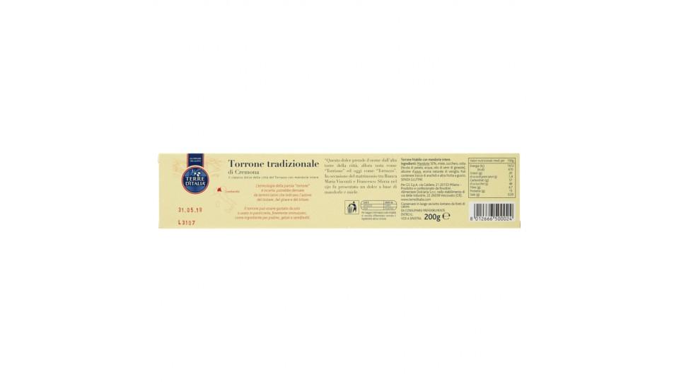 Terre d'Italia Torrone tradizionale di Cremona