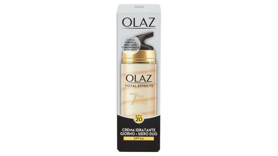 Olaz Total Effects 7 in One Crema Idratante + Siero Duo - SPF 20