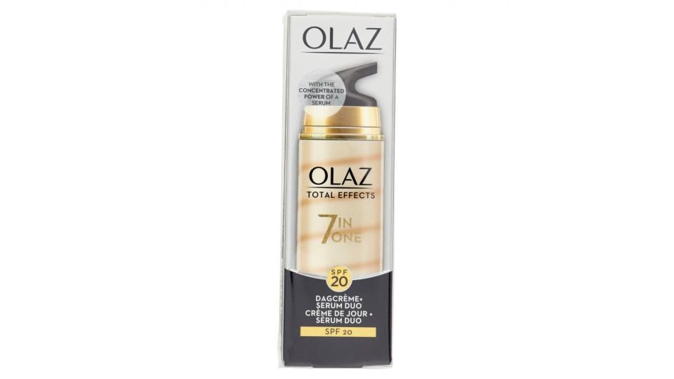 Olaz Total Effects 7 in One Crema Idratante + Siero Duo - SPF 20