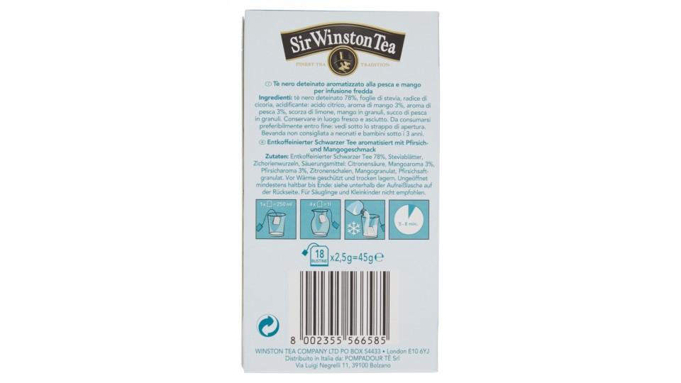 Sir Winston Tea Tè Freddo Pesca e Mango Deteinato