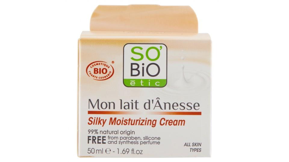 SO'BiO étic Mon lait d'Ânesse Crème soyeuse hydratante Tous Types de Peaux