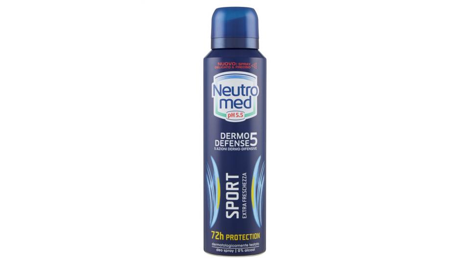 Neutromed pH 5.5 Dermo Defense 5 Sport Extra Freschezza deo spray