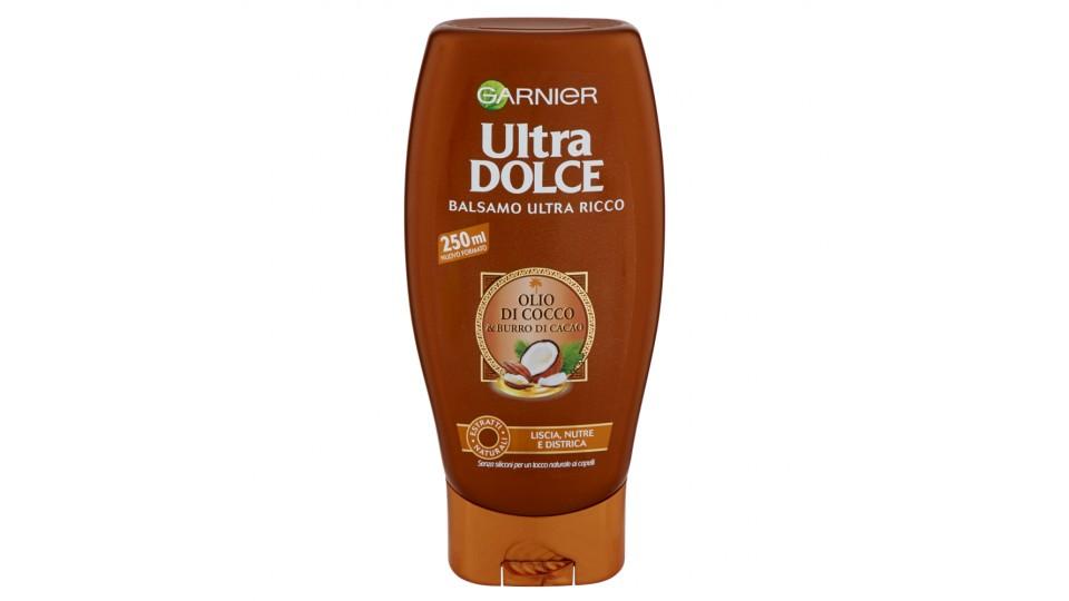 Garnier Ultra Dolce Balsamo all'Olio di Cocco e Burro di Cacao per capelli lisci