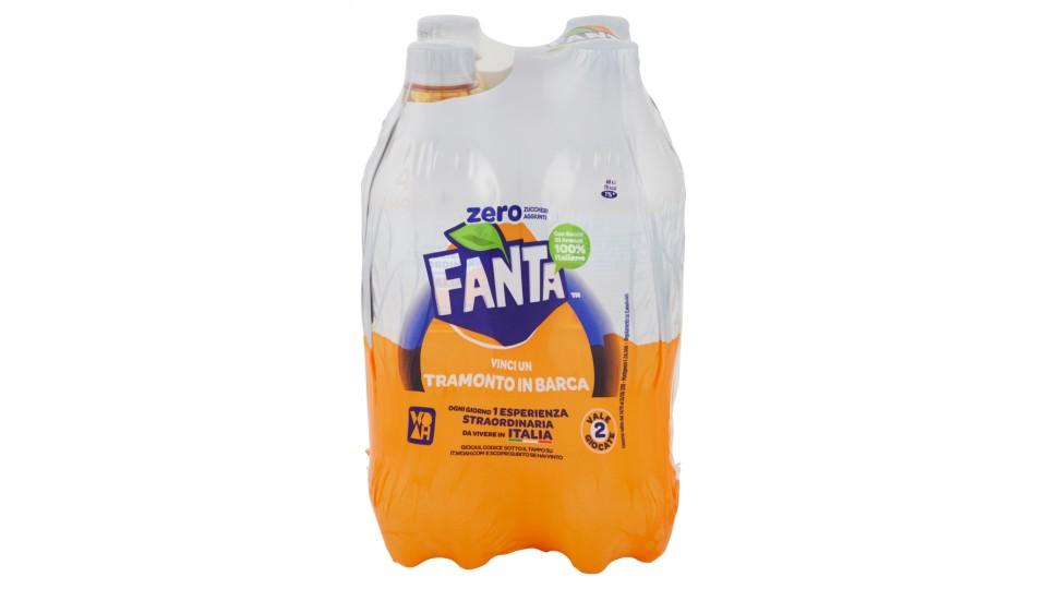 Fanta Zero bottiglia di plastica da 660ml confezione da