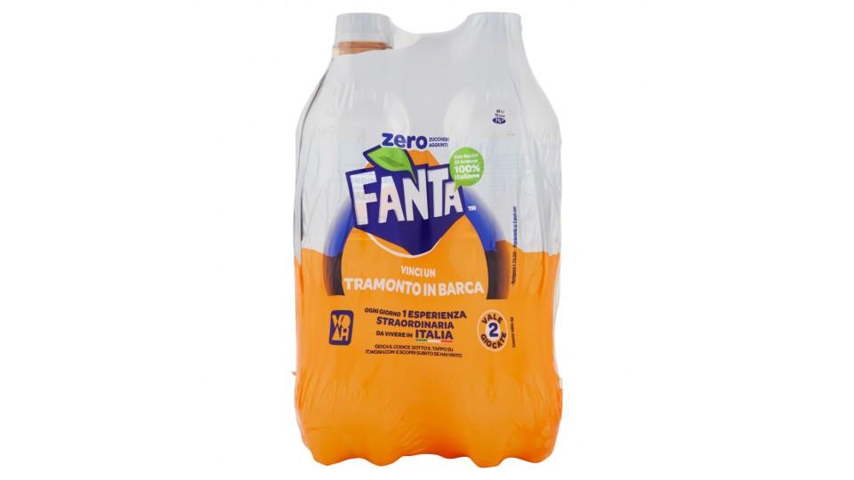 Fanta Zero bottiglia di plastica da 660ml confezione da