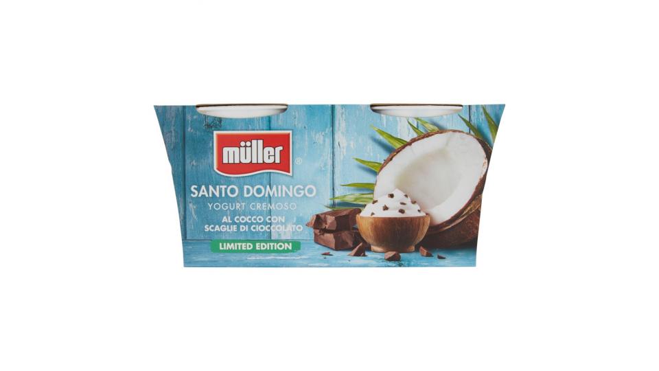 müller Santo Domingo Yogurt Cremoso al Cocco con Scaglie di Cioccolato