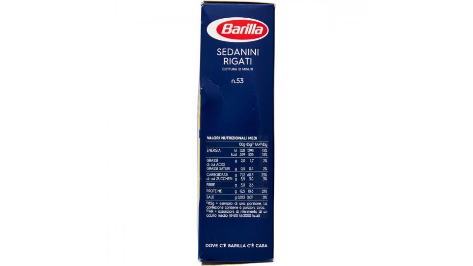 Barilla n.53 sedanini rigati