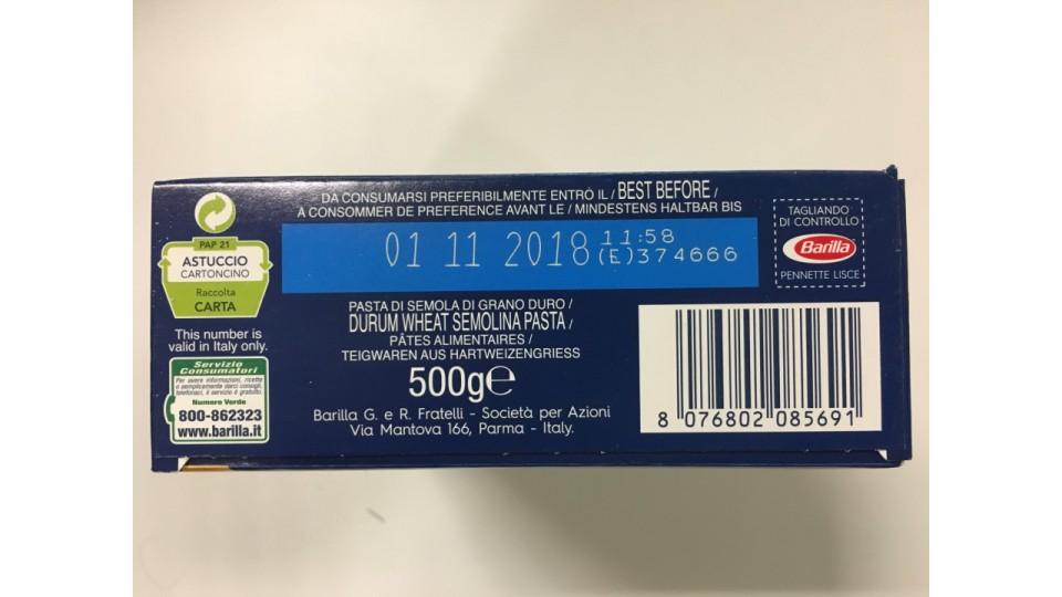 Barilla n.69 pennette lisce