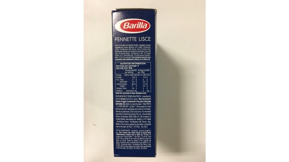 Barilla n.69 pennette lisce