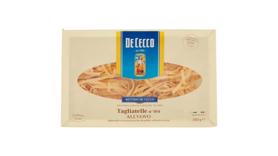 De Cecco Tagliatelle n° 104 all'Uovo