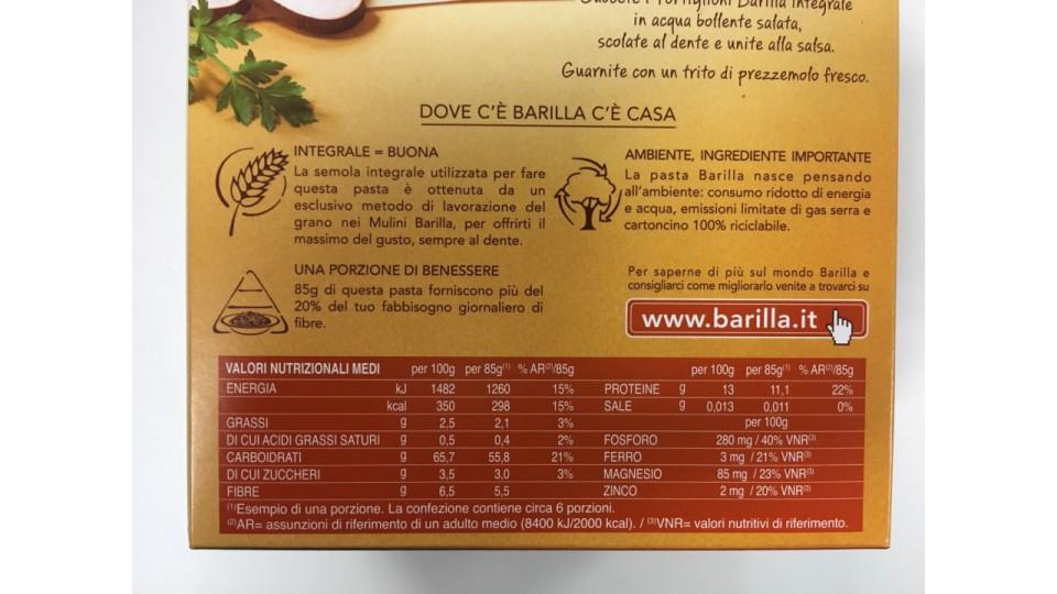 Barilla tortiglioni integrale