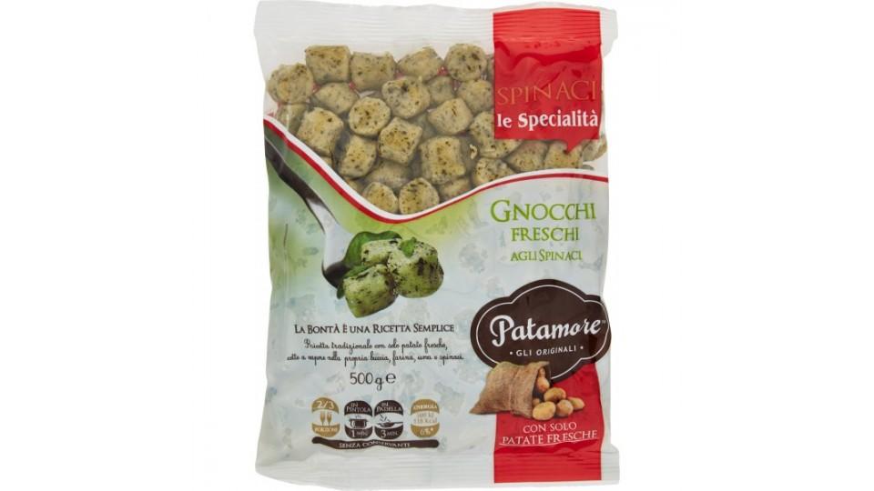 Patamore Le Specialità Gnocchi freschi spinaci