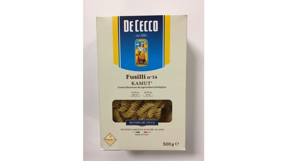 De cecco kamut fusilli n.34