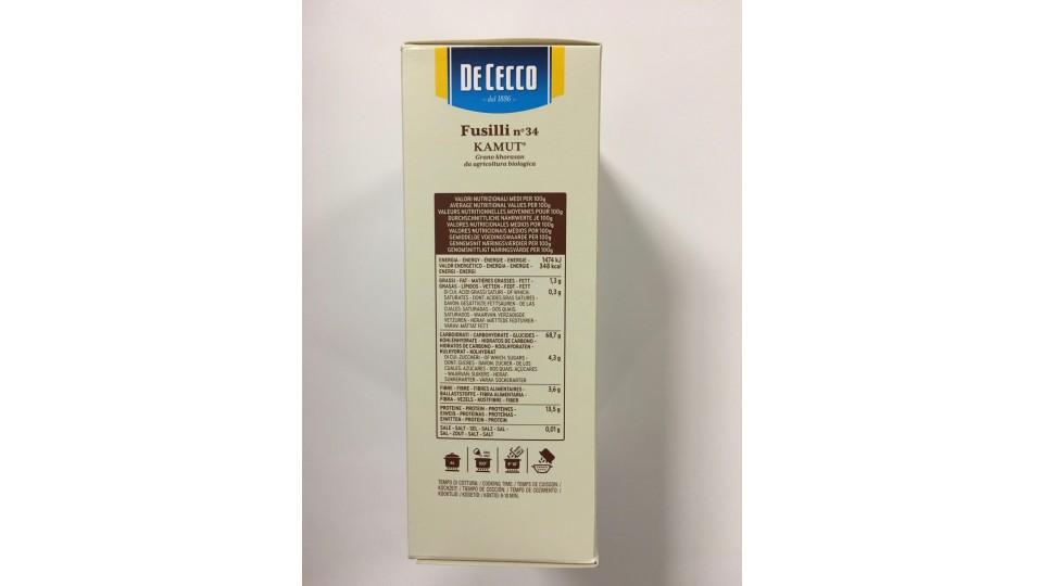 De cecco kamut fusilli n.34