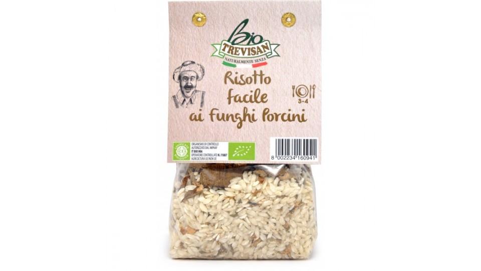 Trevisan risotto facile ai funghi porcini Bio