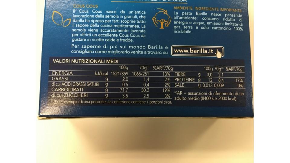 Barilla cous cous