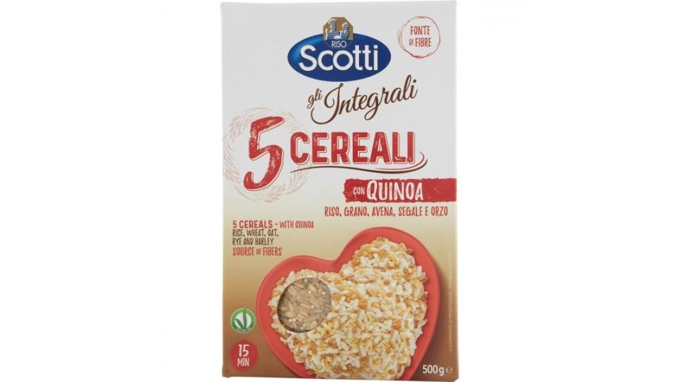 Riso Scotti gli Integrali 5 Cereali con Quinoa Riso, Grano, Avena, Segale e Orzo