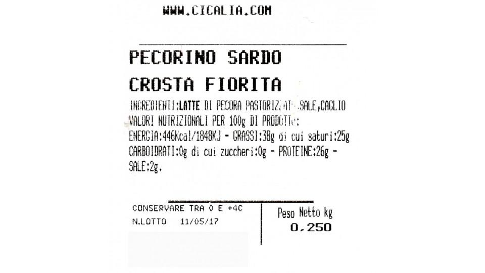 Pecorino sardo crosta fiorita