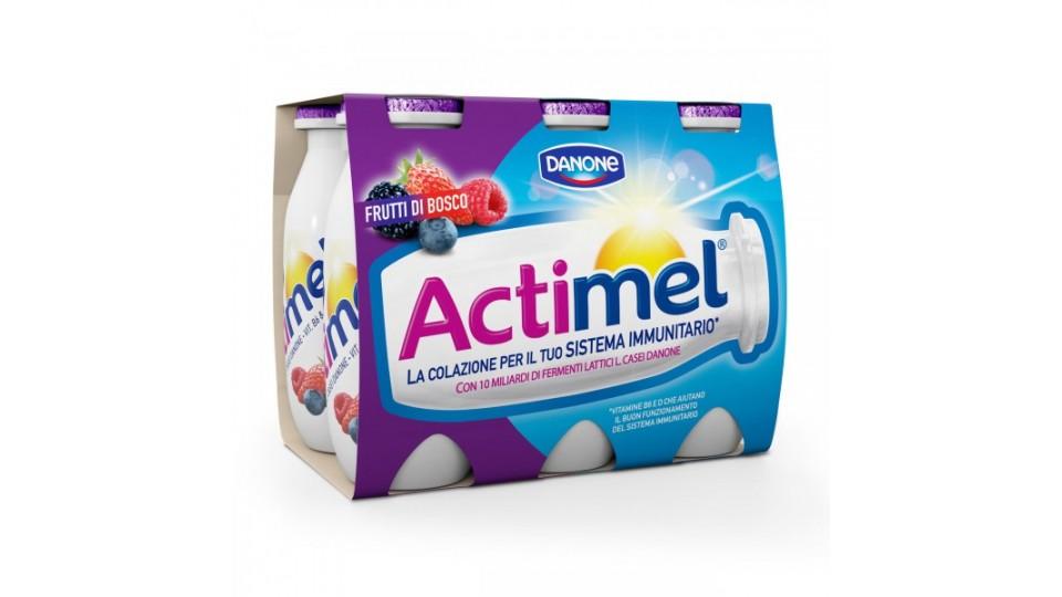 Danone actimel frutti-bosco x 6