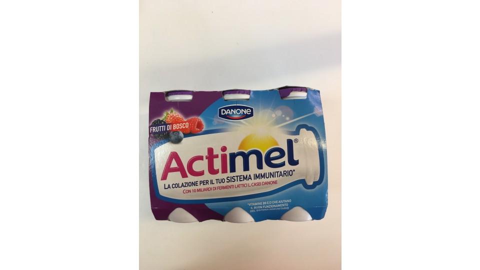 Danone actimel frutti-bosco x 6