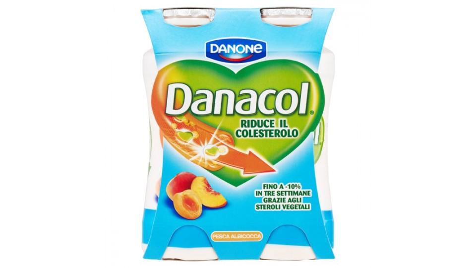 Danone Danacol Pesca Albicocca 4 x