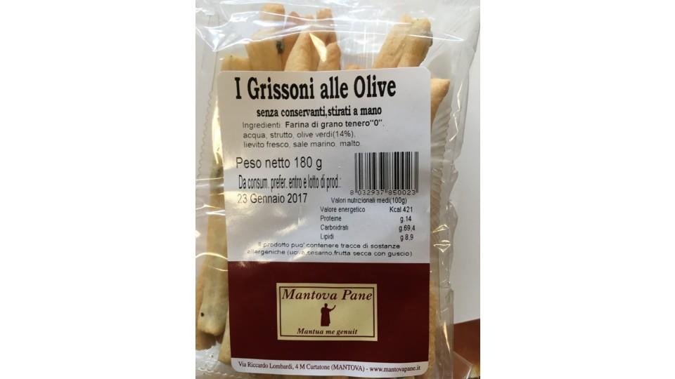 Mantova pane grissoni+olive