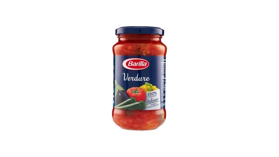 Barilla sugo con verdure saltate