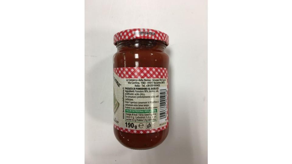 Le conserve della Nonna sugo pomodoro e basilico