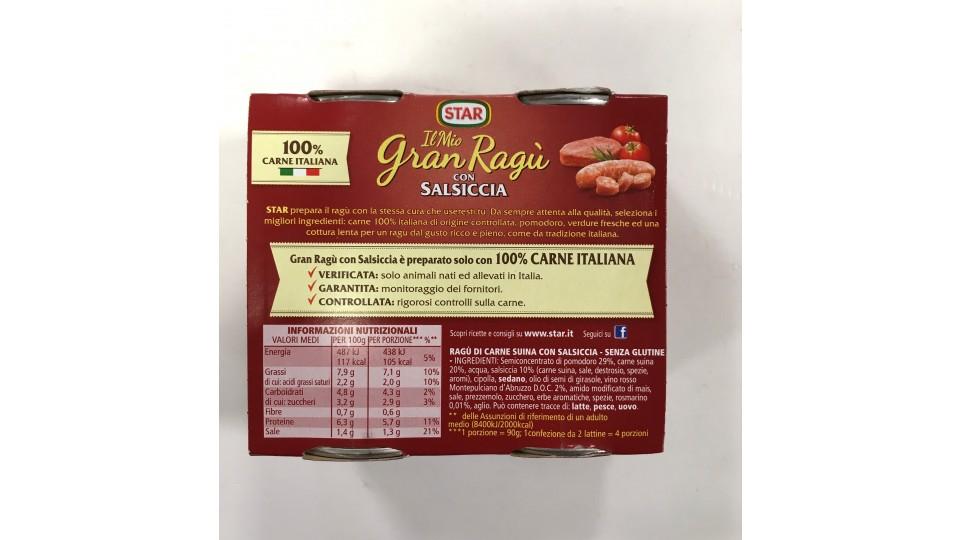 Gran ragu star salsiccia x2