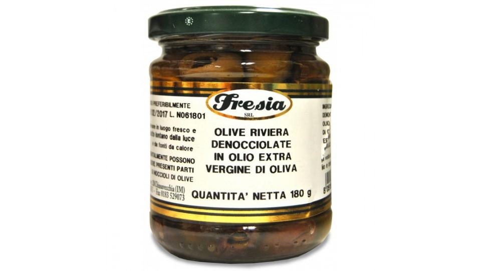 Fresia olive riviera denocciolate in olio extravergine d'oliva