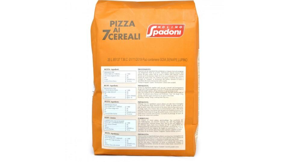 Spadoni farina pizza nera 7 cereali