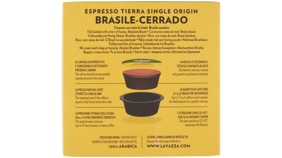Lavazza Tierra Single Origin Brasile - Cerrado 12 Capsule Salva Aroma